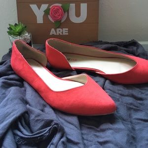 RED JustFab Flats